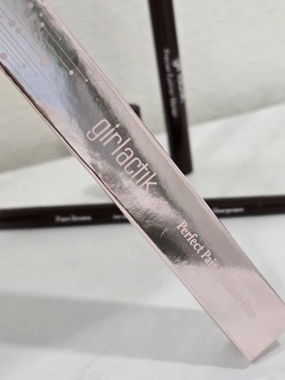 Girlactik ✦ Perfect Pair Eyeliner Duo ✦ Pure Brown Marker & Sharpener Set NWT